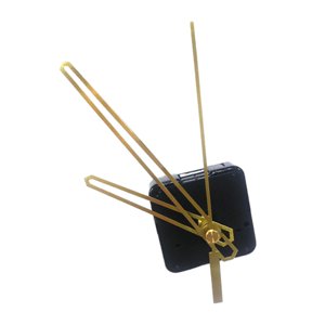 Magideal - Mecanismo De Movimiento Para Reloj De De Pared Diy Con 3 Manecillas De Instalación Fácil Para Piezas De Reparación De Accesorios De Reloj Sin Mano Dorada