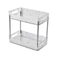 thumbnail image 2 of Estante de almacenamiento para el baño, bandeja de tocador, soporte de escritorio, decoración, bandeja de cosméticos, bandeja de joyería para baño , Blanco claro 2 Blanco claro 2 capas., 2 of 5