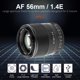 thumbnail image 2 of Objetivo Viltrox 56mm F1.4 STM con Autoenfoque APS-C para Montura Sony E, 2 of 8