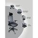 thumbnail image 5 of Silla Escritorio Livia - Negro, 5 of 5