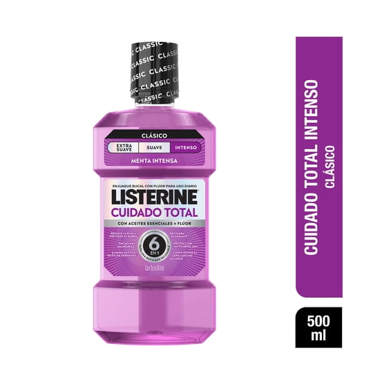 Enjuague Bucal Cuidado Total 500 ml Listerine