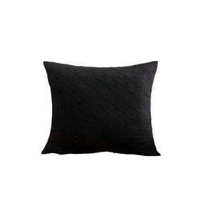 Genérico - Pack De 4 Fundas De Terciopelo Trenzado Negro