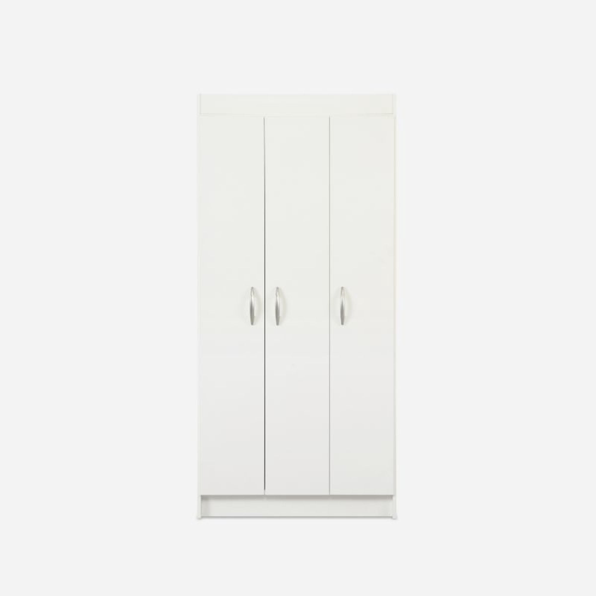 Clóset Pasco 3 Puertas Melamina Blanco