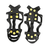 Ioensy - Crampones Con Pinchos Y Agarres Antideslizantes Para Tracción En Hielo Y Nieve, Para Correr, Para Mujeres Y Hombres, 21 Cm X 11 Cm