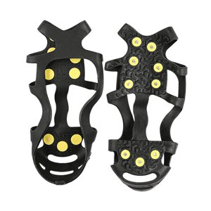 Ioensy - Crampones Con Pinchos Y Agarres Antideslizantes Para Tracción En Hielo Y Nieve, Para Correr, Para Mujeres Y Hombres, 21 Cm X 11 Cm