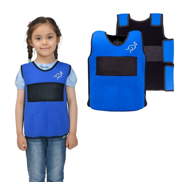 Chaleco de compresión sensorial Ted Kangaroo Deep Pressure Blue M
