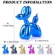 thumbnail image 3 of Figura Perro Globo XIAOMAGG Glanzende Resina Azul, 3 of 3