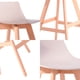 thumbnail image 5 of Pack 2 Pisos De Bar Bistró Taburetes Con Reposapiés Beige, 5 of 6