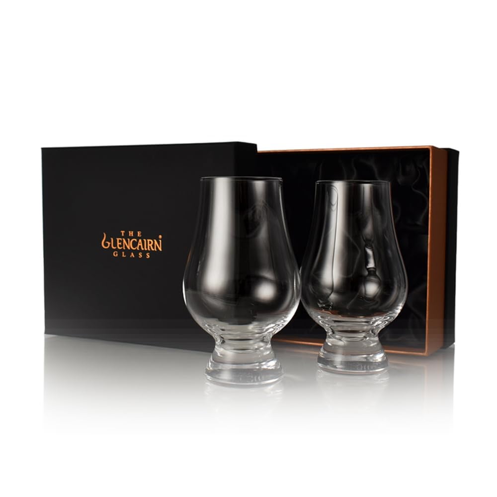 Juego De 2 Vasos De Whisky Glencairn, Cristal Sin Plomo