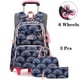 thumbnail image 1 of Rolling School Bags for Girls Backpack Children Waterproof School Backpacks with Wheels Middle School Trolley Luggage Back Pack, 1 of 3