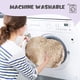 thumbnail image 4 of Cama de peluche para mascotas, cama redonda con forma de donut para perros pequeños, suave y relajante para perros y gatos, cómoda cama para gatos, diámetro exterior de 40 cm, 4 of 5
