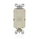 thumbnail image 1 of Blank Face AFCI Leviton AFRBF-T 20A con color almendra claro para autodiagnóstico, 1 of 6