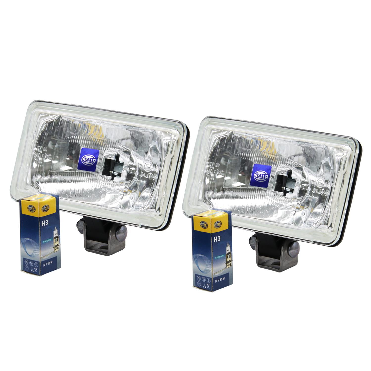 Luces Faros Neblinero Hella 450 Comet H3 12v Largo Alc(par) Blanco