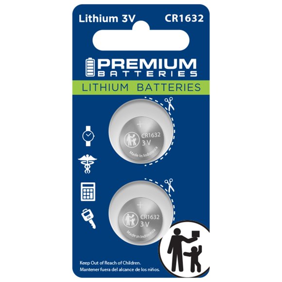 Baterías Premium CR1632 3V - Pack de 2