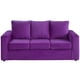 thumbnail image 1 of Sofá Kendy 3C Felpa Morado, 1 of 3