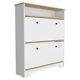 thumbnail image 1 of Comoda Zapatero 2 Puertas Fm-017b - Blanco Y Cafe Claro, 1 of 8