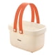 thumbnail image 2 of Organizador De Almacenamiento Tote Shower Caddy Bins Organizador Para Garaje Dormitorio Pantry Naranja Y Blanco, 2 of 5