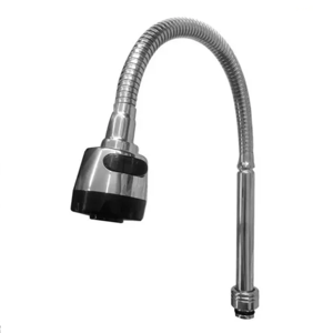 Genérico - Grifo Lavaplatos Monomando Cocina Cuello Flexible Giratorio Color Plateado