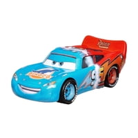 Disney Cars Básicos 1:55-Sheriffrayo Mcqueen Transformable