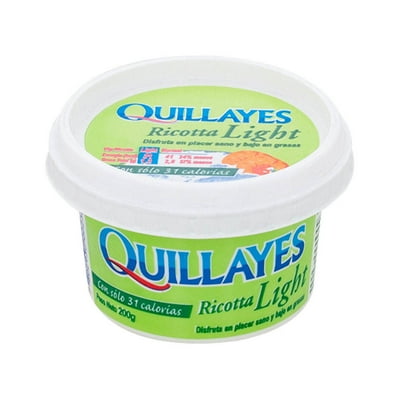 Queso Ricotta Light Pote 200 G Quillayes
