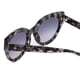 thumbnail image 4 of Gafas De Sol Redondas Para Mujer Good Life Negro Carey gradiente Gris Azul Diseñador Retro Festival Concierto Uv 100, 4 of 9