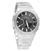 Reloj Casio G-Shock Full Metal Analog Digital Smartphone Link Grey Dial Tough Solar Gm-B2100Sd-1A 200M Men'S Watch