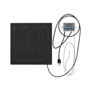 Ioensy - Almohadilla Térmica Para Reptiles, Cojín Calefactor Portátil Para Tortugas, Ranas, Animales Pequeños, 30 Cm X 30 Cm