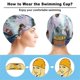 thumbnail image 3 of Dragones: Carrera al borde Gorro de Natación de Licra, Gorro de Baño de Tela Cómoda, Gorro Elástico Antideslizante para Hombres, Mujeres y Niños, 3 of 6