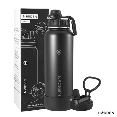Botella Insulada Flask Black 1200 Ml Norden 1 Un