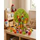 thumbnail image 1 of Juego de Enhebrado de Madera Árbol Montessori con Piezas de Frutas y Animales, 1 of 7