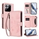 thumbnail image 1 of Funda Cartera Mariposa para [Xiaomi 15T] con Soporte y Cremallera Rosa, 1 of 6