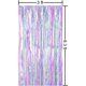 thumbnail image 2 of Cortina de flecos metalizados FECEDY, 2 piezas, 3 ft × 8,3 ft, 2 of 3