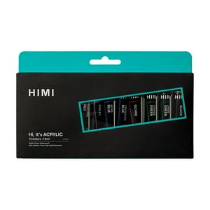 Himi Set De Tubos De Acrilico 12 Ml 12 Colores