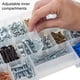 thumbnail image 2 of Caja de almacenamiento y herramientas Stalwart, organizador duradero con 4 cajones, 2 of 3