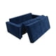 thumbnail image 2 of Sofa Cama Multifuncional Felpa Azul Marino, 2 of 3