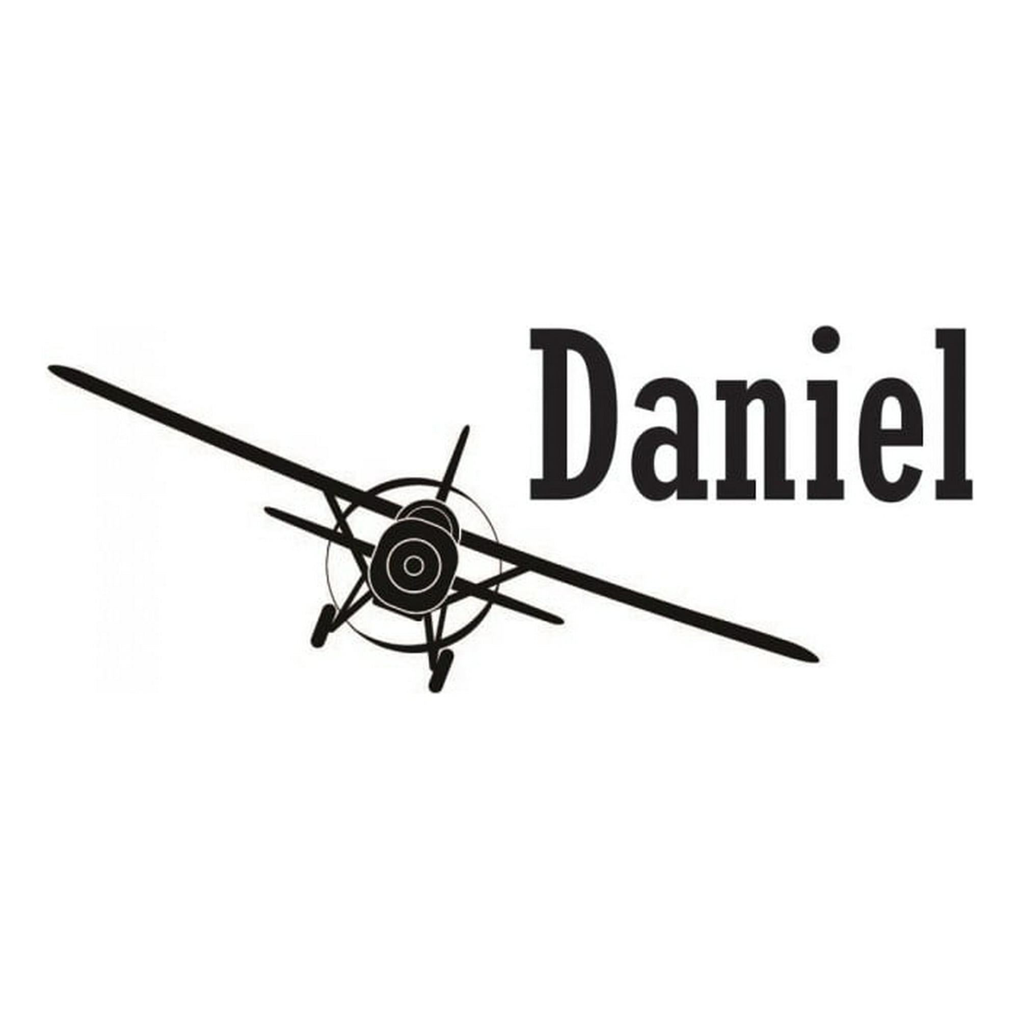 Rienda Libre Graphics - Decomural Personalised Name Plane Ws-44260