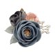 thumbnail image 1 of Rose Boutonniere Ramillete De Flores Artificiales Para Ceremonia Formal De Fiesta De Graduación Gris, 1 of 5