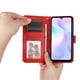 thumbnail image 5 of Funda tipo cartera FOXDOCK para Xiaomi Redmi 9A , diseño girasol en relieve, cuero PU, cierre magnético, soporte y tarjetero, 5 of 5