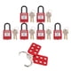 thumbnail image 3 of Master Lockout Hasps Tagout Kit Safty Clamp Candado De Aislamiento Rojo, 3 of 5