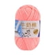 thumbnail image 4 of Ovillos De Lana, Suministro De Materiales, Hilo De Ganchillo Para Tejer, Bufanda De Ganchillo, Color Rosa, 4 of 5