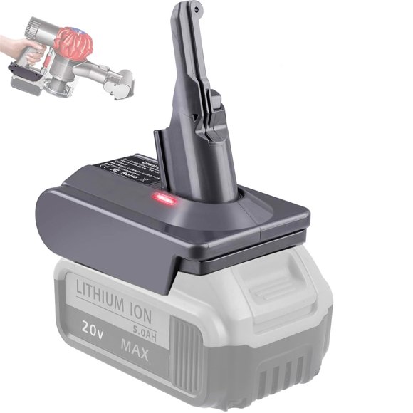 Adaptador BTRUI para Dyson V8 a batería Dewalt 20V
