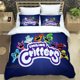 thumbnail image 1 of v2321 Bed Sheets S-smiling critters Cartoon Bedding Sets exquisite bed supplies set duvet cover comforter set bedding set luxury birthday gift 3-Piece Bedding Set (1 Duvet Cover + 2 Pillow Shams) Bed, 1 of 5