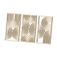 thumbnail image 1 of 3 Piezas De Arte De Pared De Madera, Decoración Rústica De Pared Para Habitación De Hotel Y Ba?o., 1 of 5