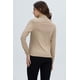 thumbnail image 3 of Polera Mujer Aplicación Arrugado Beige Oscuro, 3 of 4