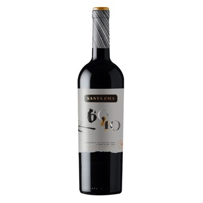 Vino Tinto Cabernet Sauvignon- Carmere Select 13.5° Botella 750 Ml Santa Ema