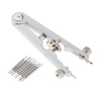 Ioensy - Juego De Herramientas De Alicates De Barra De Resorte Para Reloj, Pulseras De Reloj Para El Hogar, Resistentes Con Puntas, Alfileres Plateados