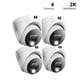thumbnail image 2 of Cámaras de seguridad Night Owl Add On con cable 2K HD Dome, paquete de 4, 2 of 7