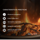 thumbnail image 2 of Calefactor Chimenea Eléctrica Krakatoa LED 3D - Verken, 2 of 8