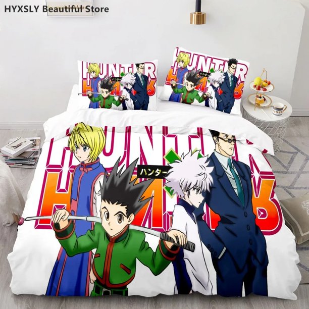Hunter X Hunter Duvet Cover Set Bedding Set Japanese Quilt Cover Pillowcases Polyester Home Decor
