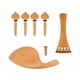 thumbnail image 1 of Juego De Piezas De Accesorios Para Violín Chinrest Tailpiece Tuning Pegs Para Principiantes, 1 of 5